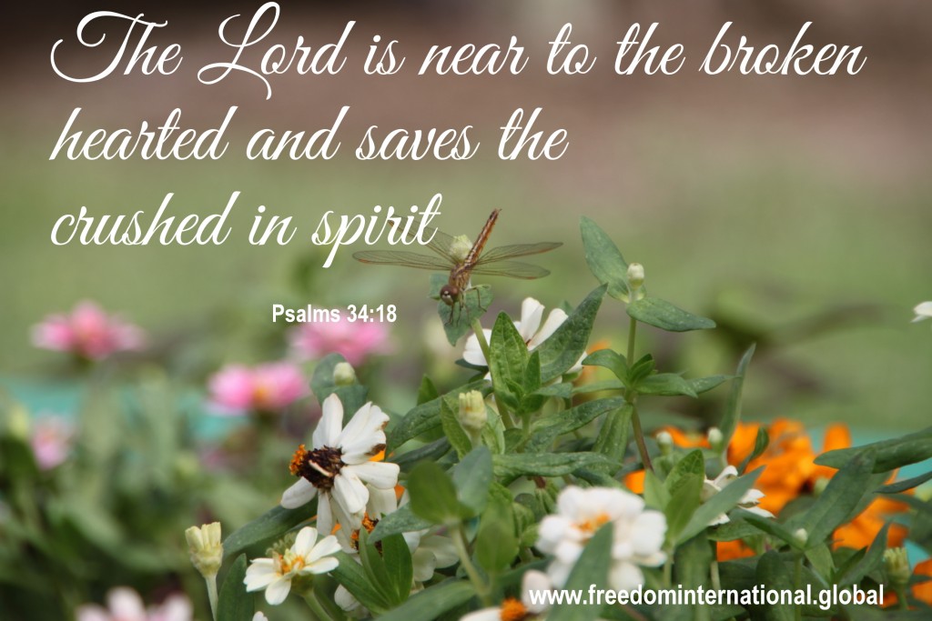 The Lord is near to the brokenhearted
