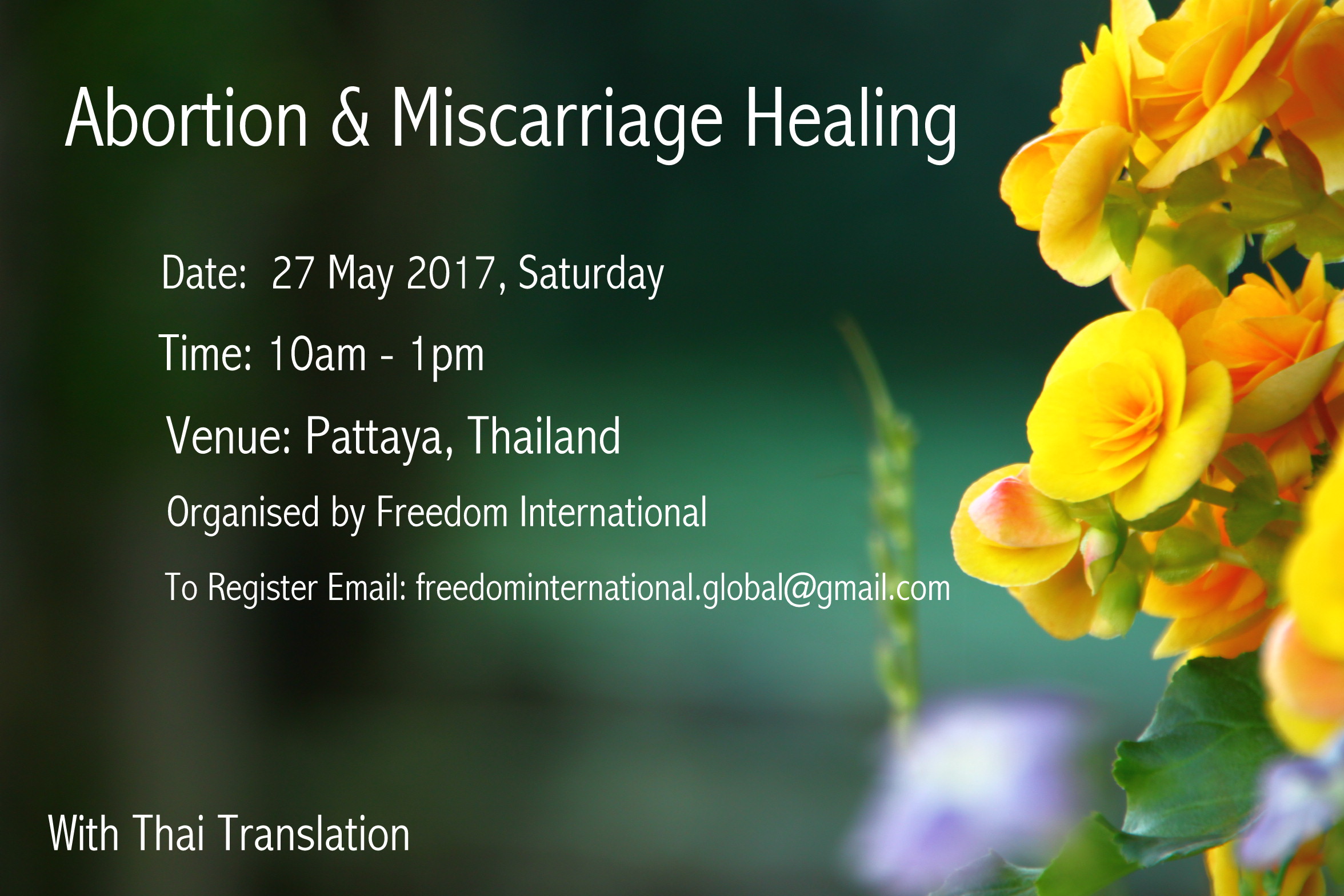 Abortion and Miscarriage Healing