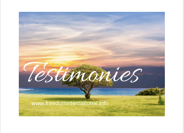 “Wednesdays with Christina Goh” Testimonies